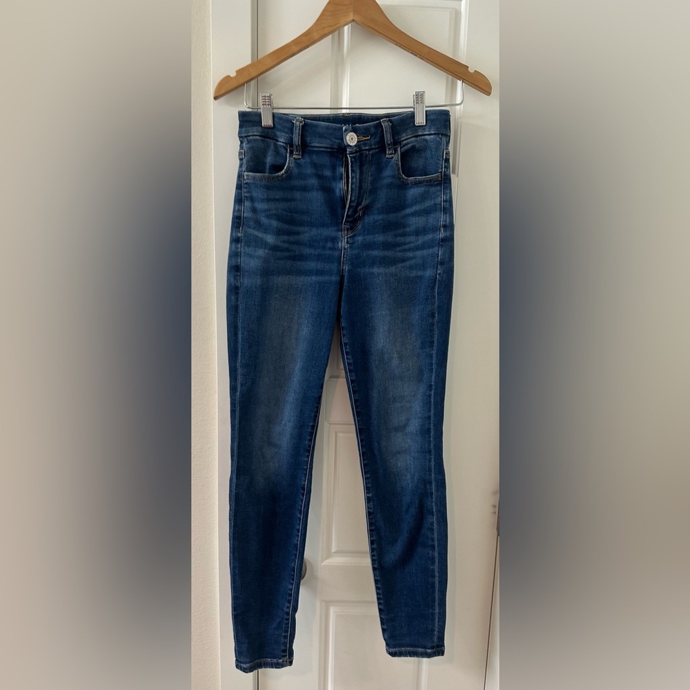 American Eagle Outfitters Blue Straight Leg Denim